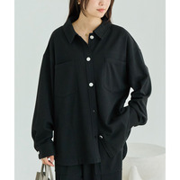 起毛カットソーシャツブルゾン