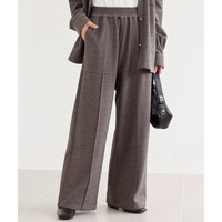 起毛カットソーイージーパンツ