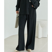 起毛カットソーイージーパンツ