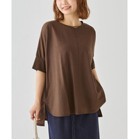 【好機能シリーズ】接触冷感｜トリコットワイドプルオーバー　LL/3L/4L/5L　ラビアンジェ