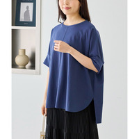 【好機能シリーズ】接触冷感｜トリコットワイドプルオーバー　LL/3L/4L/5L　ラビアンジェ