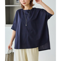 【好機能シリーズ】接触冷感｜トリコットワイドプルオーバー　LL/3L/4L/5L　ラビアンジェ