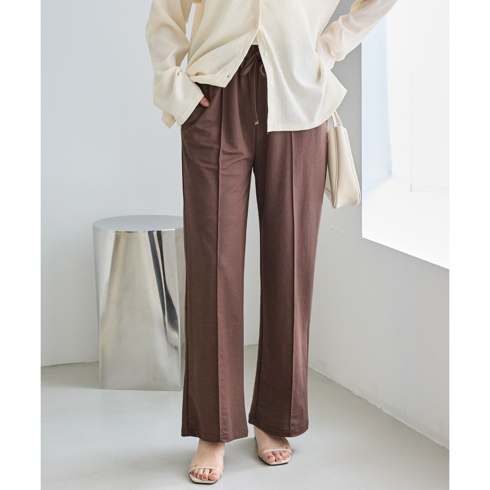 【好機能シリーズ】接触冷感｜トリコットイージーパンツ　LL/3L/4L/5L　ラビアンジェ