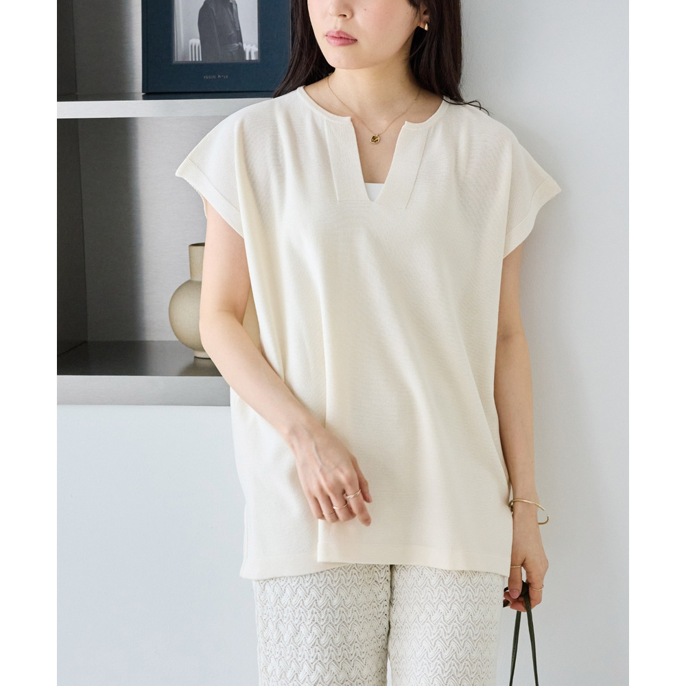 【洗える】スキッパーポンチョプルオーバー　3L/4L　ラビアンジェ