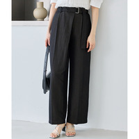 デニムライクウエストベルトパンツ　LL/3L/4L/5L　大人カジュアル　ラビアンジェ