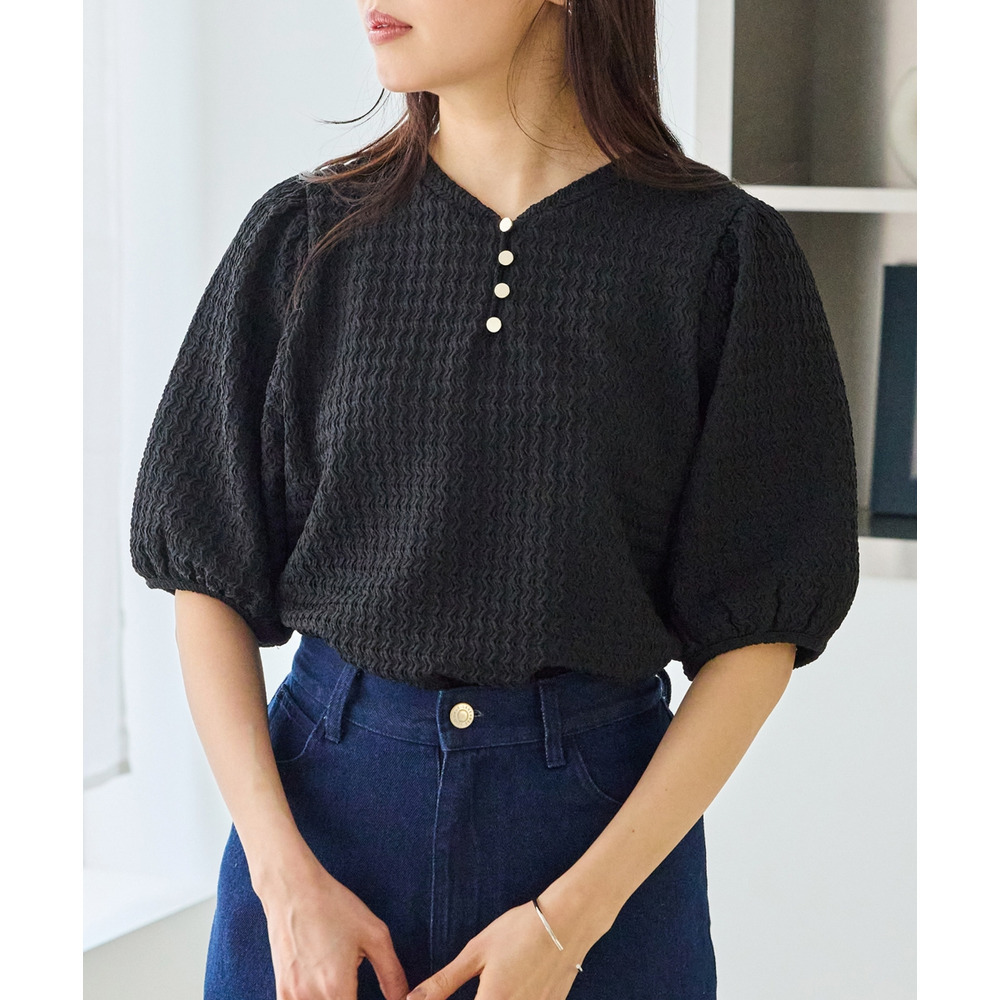 2WAYカットジャガードプルオーバー　LL/3L/4L/5L　ラビアンジェ