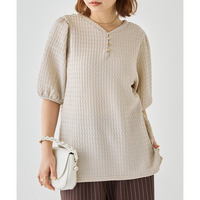 2WAYカットジャガードプルオーバー　LL/3L/4L/5L　ラビアンジェ