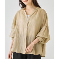 ラミースキッパーブラウス　LL/3L/4L/5L　ラビアンジェ