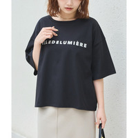 【好機能シリーズ】接触冷感・吸水速乾・UVカット｜フロッキーロゴTシャツ　LL/3L/4L/5L　ラビアンジェ