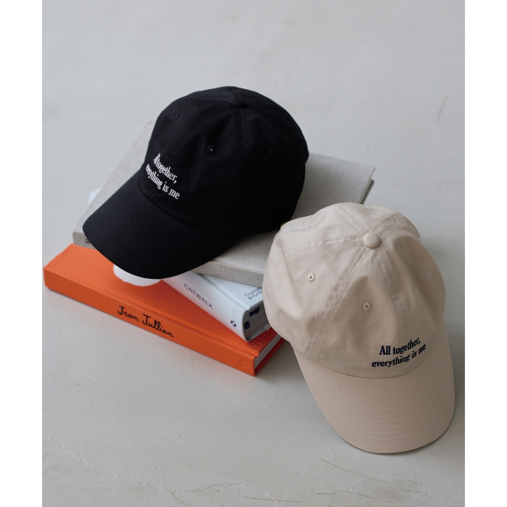 メッセージロゴ刺繍キャップ（深め・つば広）　ラビアンジェ