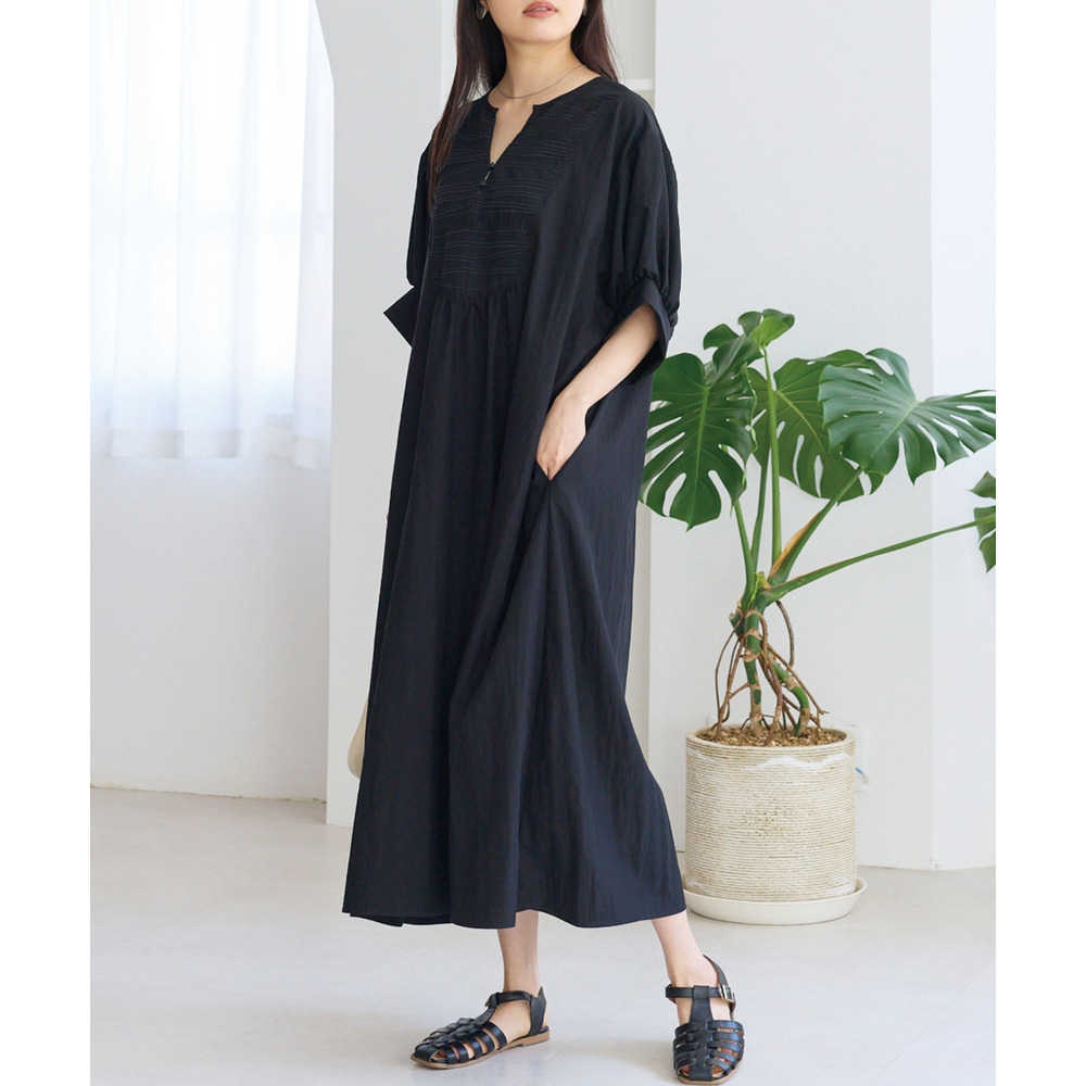 刺繍カフタンワンピース LL/3L/4L/5L ラビアンジェ10