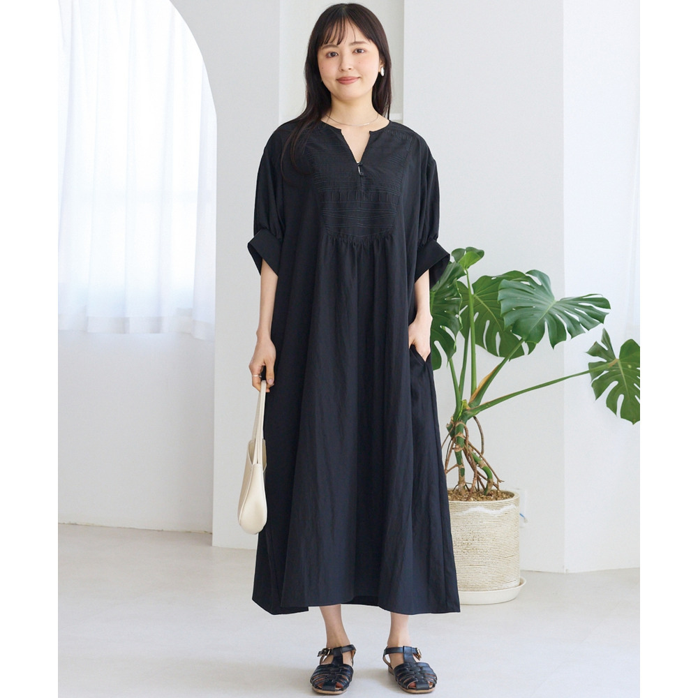 刺繍カフタンワンピース LL/3L/4L/5L ラビアンジェ11