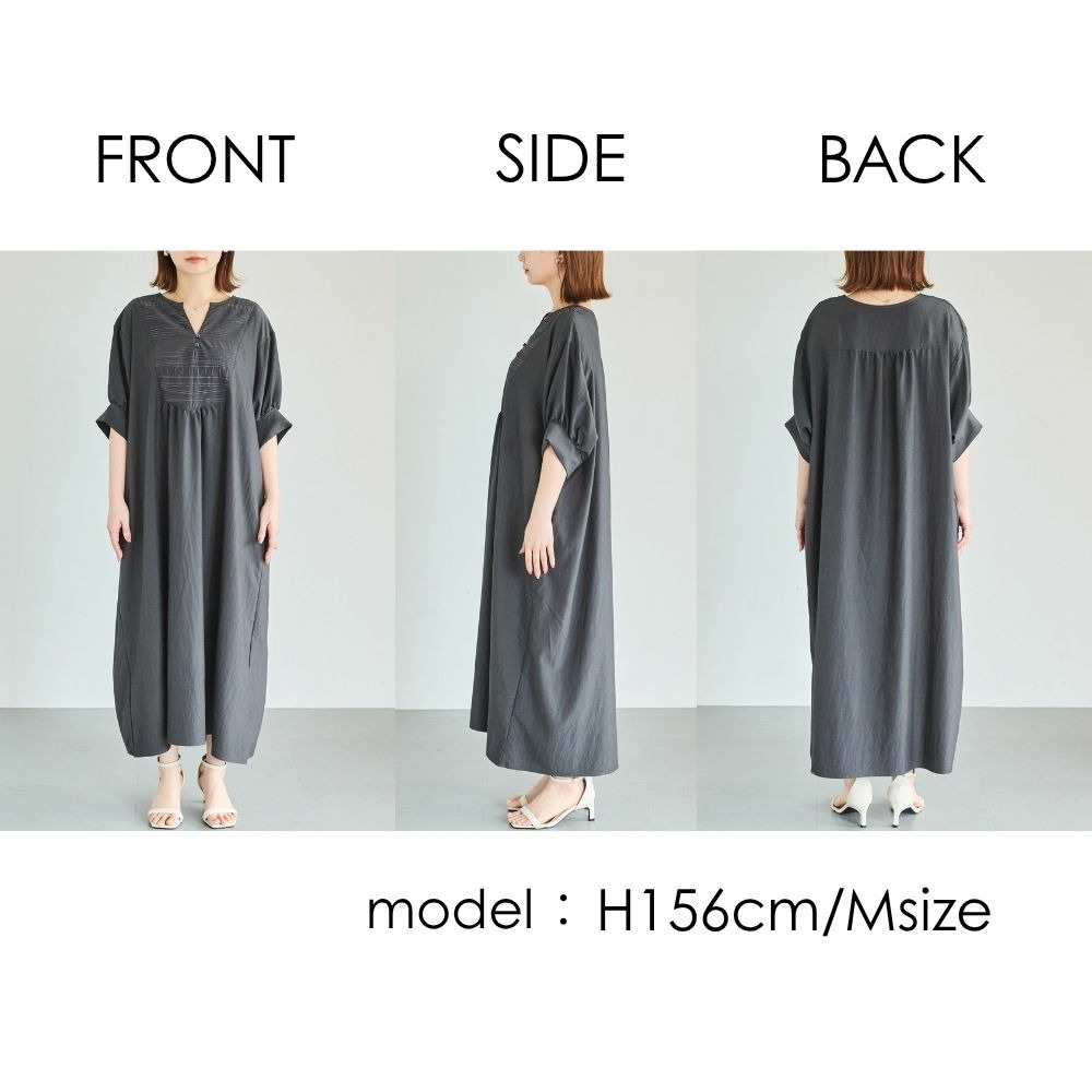 刺繍カフタンワンピース LL/3L/4L/5L ラビアンジェ16