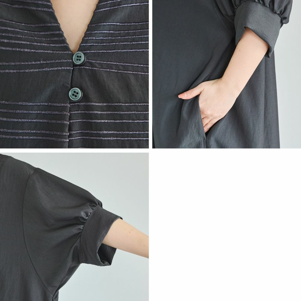 刺繍カフタンワンピース LL/3L/4L/5L ラビアンジェ19