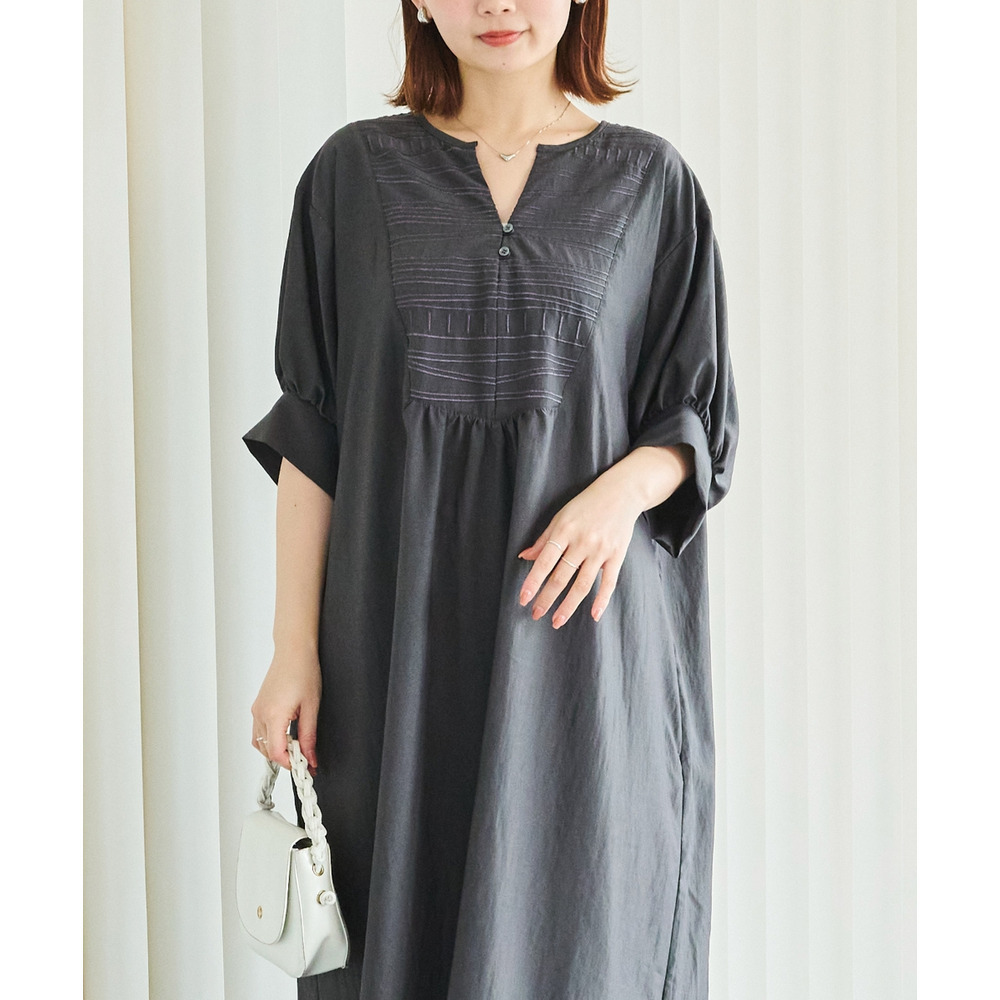 刺繍カフタンワンピース LL/3L/4L/5L ラビアンジェ4