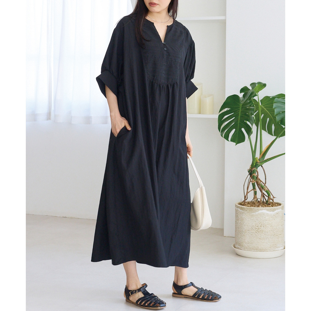 刺繍カフタンワンピース LL/3L/4L/5L ラビアンジェ8