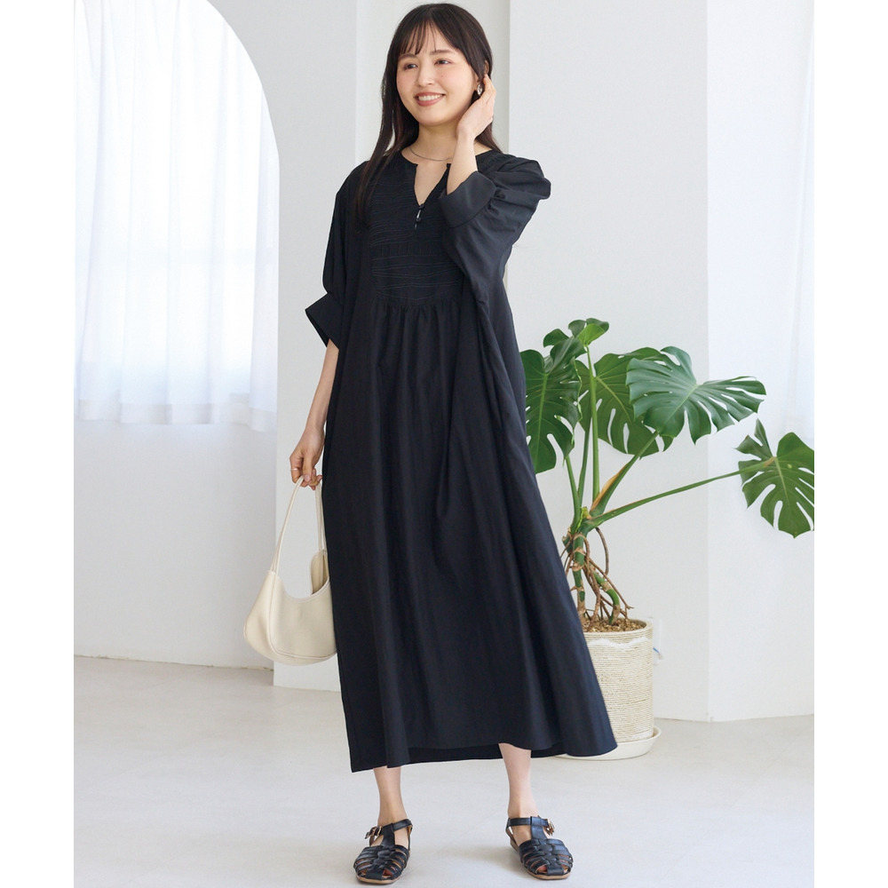 刺繍カフタンワンピース LL/3L/4L/5L ラビアンジェ9