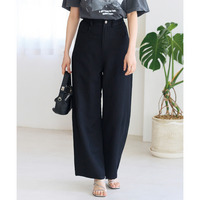 ライトデニムライクカーブパンツ　LL/3L/4L/5L　ラビアンジェ