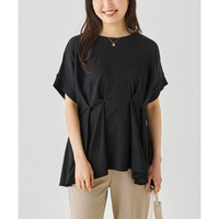 【洗える】楊柳ストレッチタックブラウス　LL/3L/4L/5L　ラビアンジェ