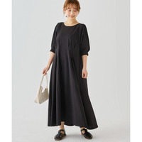 ウエストタックカットワンピース　LL/3L/4L/5L　ラビアンジェ