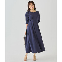 ウエストタックカットワンピース　LL/3L/4L/5L　ラビアンジェ