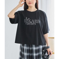 ワイドシルエットロゴTシャツ　LL/3L/4L/5L　ラビアンジェ