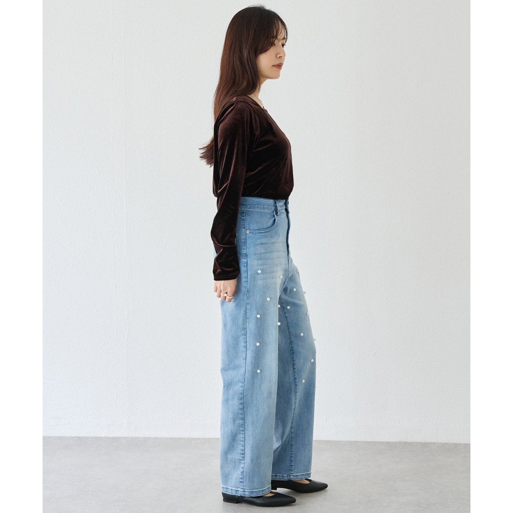 パールデニムパンツ13