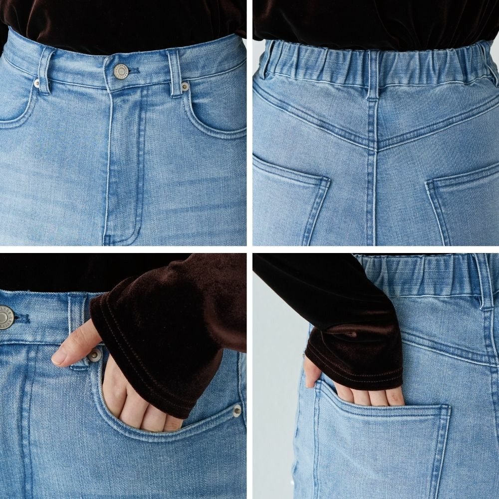 パールデニムパンツ27