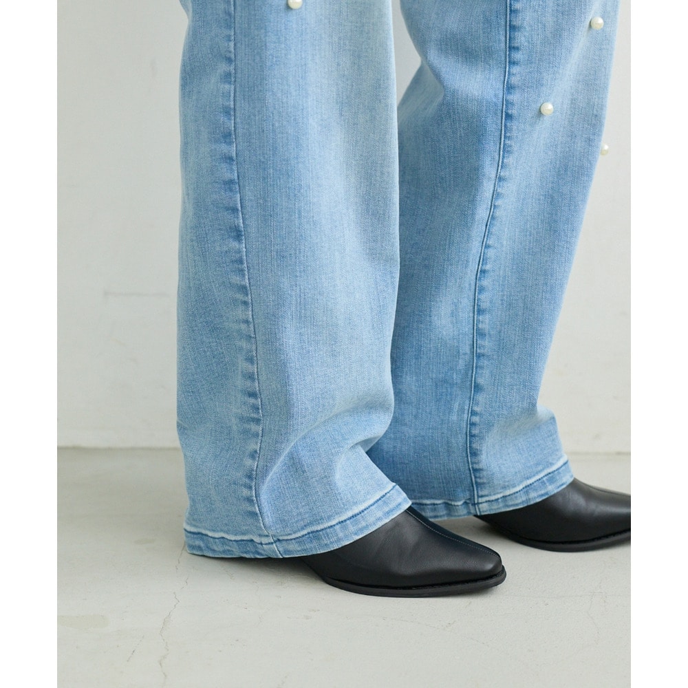 パールデニムパンツ4