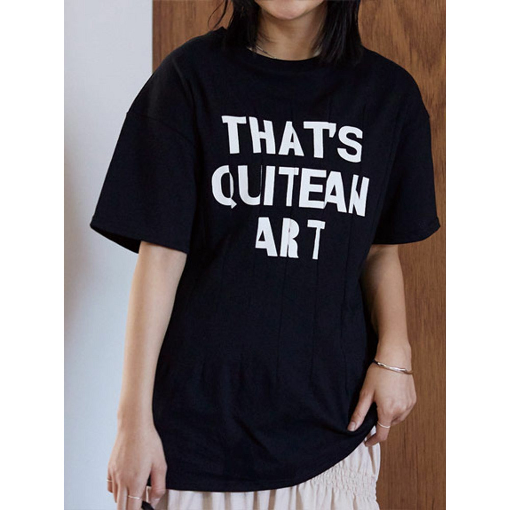 [洗える]ウエストタックプリントTシャツ /大きいサイズ ラビアンジェ23