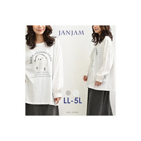 可愛らしいシマエナガのプリントデザインＴシャツ