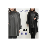 着映えするボリューム袖がポイントのモックネックカットソー