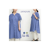 洗練された柄使いとふんわりシルエットが魅力のワンピース