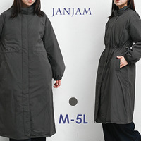 防寒性抜群の中綿入りモッズコート