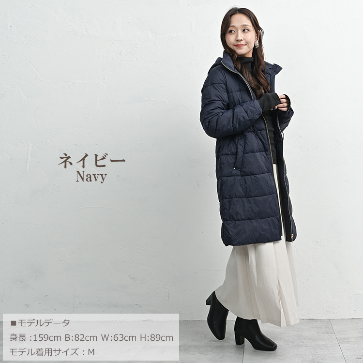 風や寒さからしっかり守る多機能中綿コート12