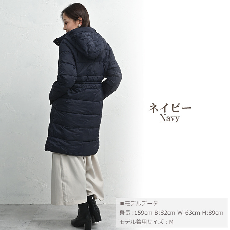 風や寒さからしっかり守る多機能中綿コート13