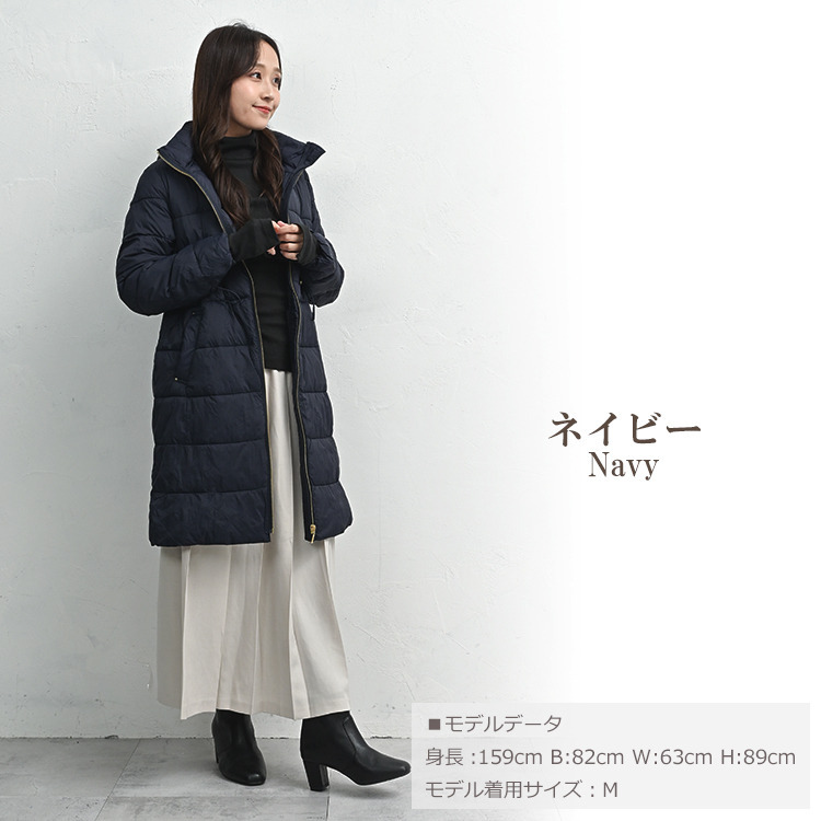 風や寒さからしっかり守る多機能中綿コート17
