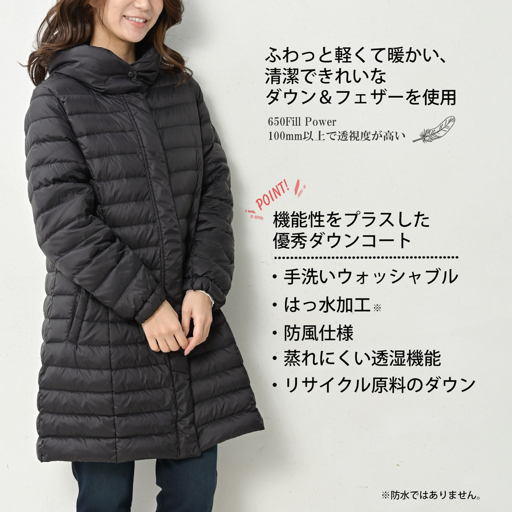 風や寒さからしっかり守る多機能中綿コート21