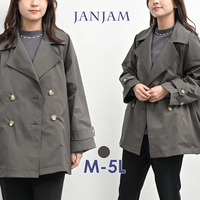 上品な印象に仕上げるダブルボタントレンチコート