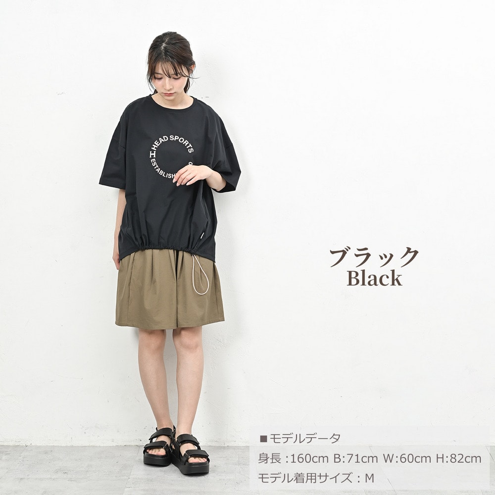 裾を絞って自分好みのシルエットにアレンジできる半袖Tシャツ11