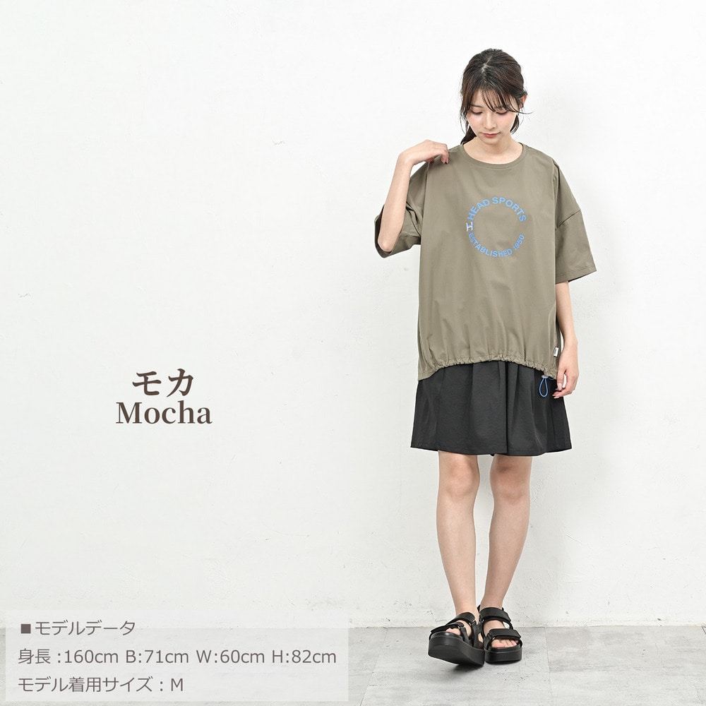 裾を絞って自分好みのシルエットにアレンジできる半袖Tシャツ18