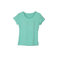 カップ付きが嬉しい楽ちんＴシャツ。1枚でさらりと着こなせるブラカップ付きなので下着　大きいサイズ 下着