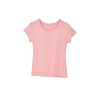 カップ付きが嬉しい楽ちんＴシャツ。1枚でさらりと着こなせるブラカップ付きなので下着　大きいサイズ 下着