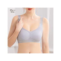 超ストレッチのメッシュ素材が柔らかくフィット。ひんやり接触冷感ブラジャー　大きいサイズ 下着