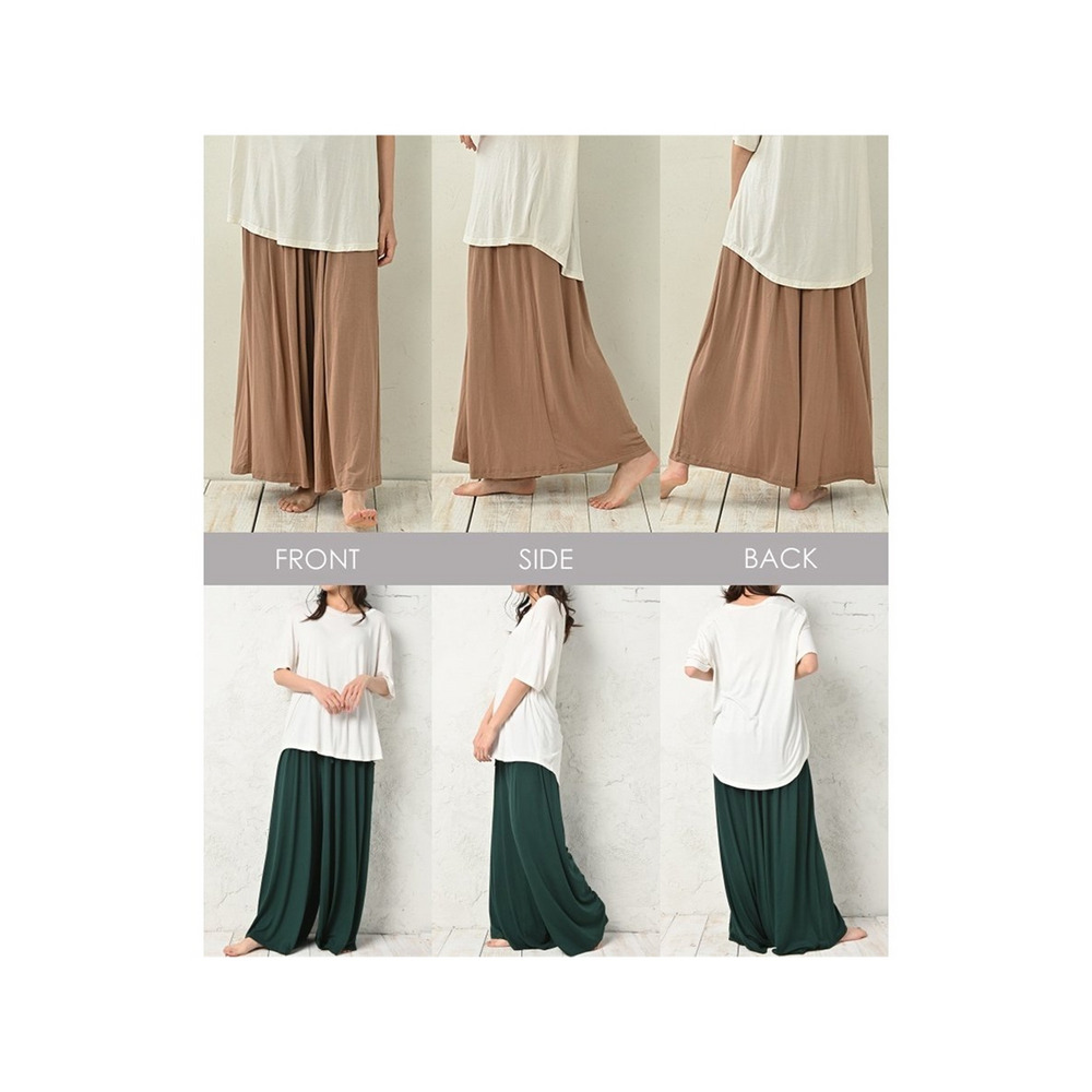 Tシャツ+ガウチョセット 大きいサイズ レディース11