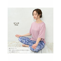 ストレッチ性に優れた半袖スポーツロゴＴシャツ　大きいサイズレディース