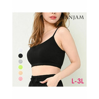 リラクシーな着心地のノンワイヤールームブラジャー　大きいサイズ下着