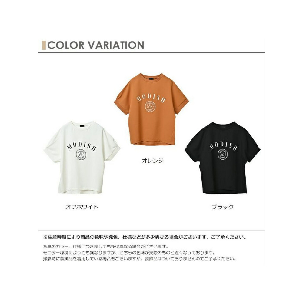 カジュアルダウンを叶える英字ロゴTシャツ　大きいサイズ レディース16