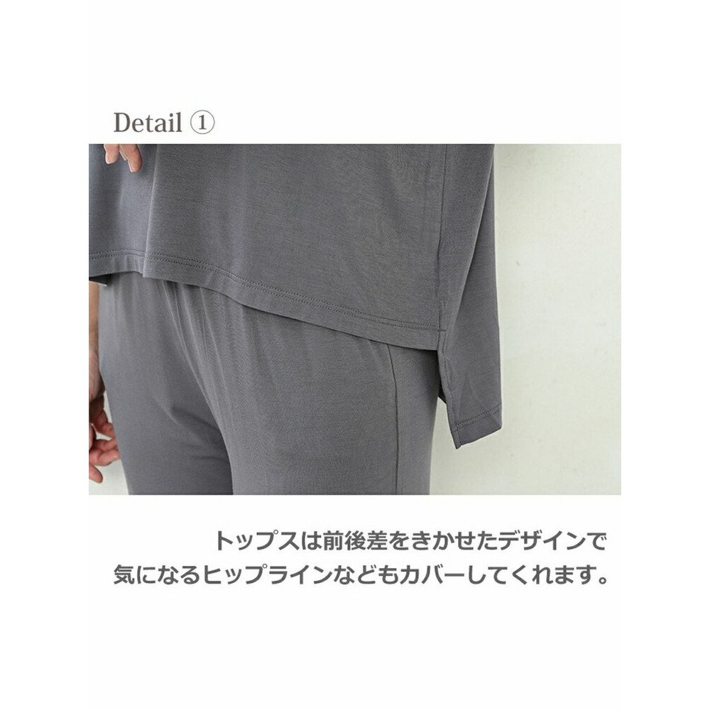 5分袖Tシャツとパンツの上下セット9