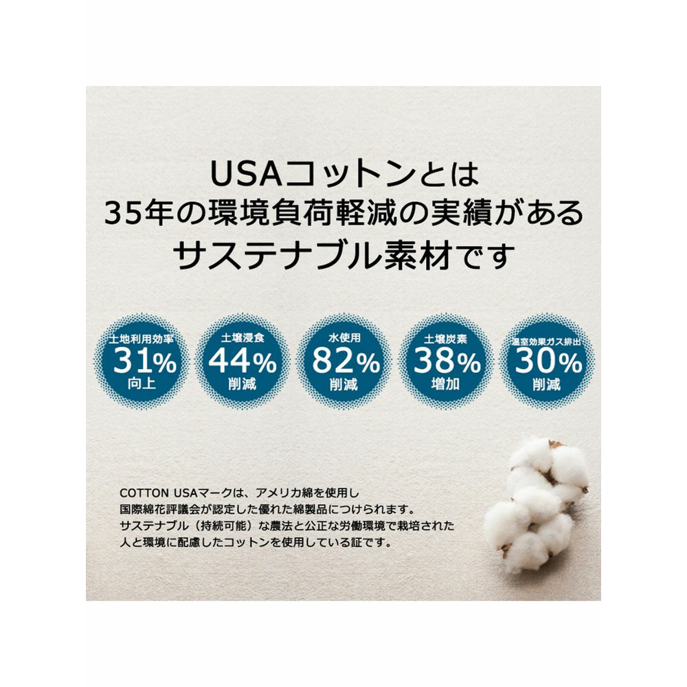 人と環境に配慮したUSAコットン素材フレアワンピース4